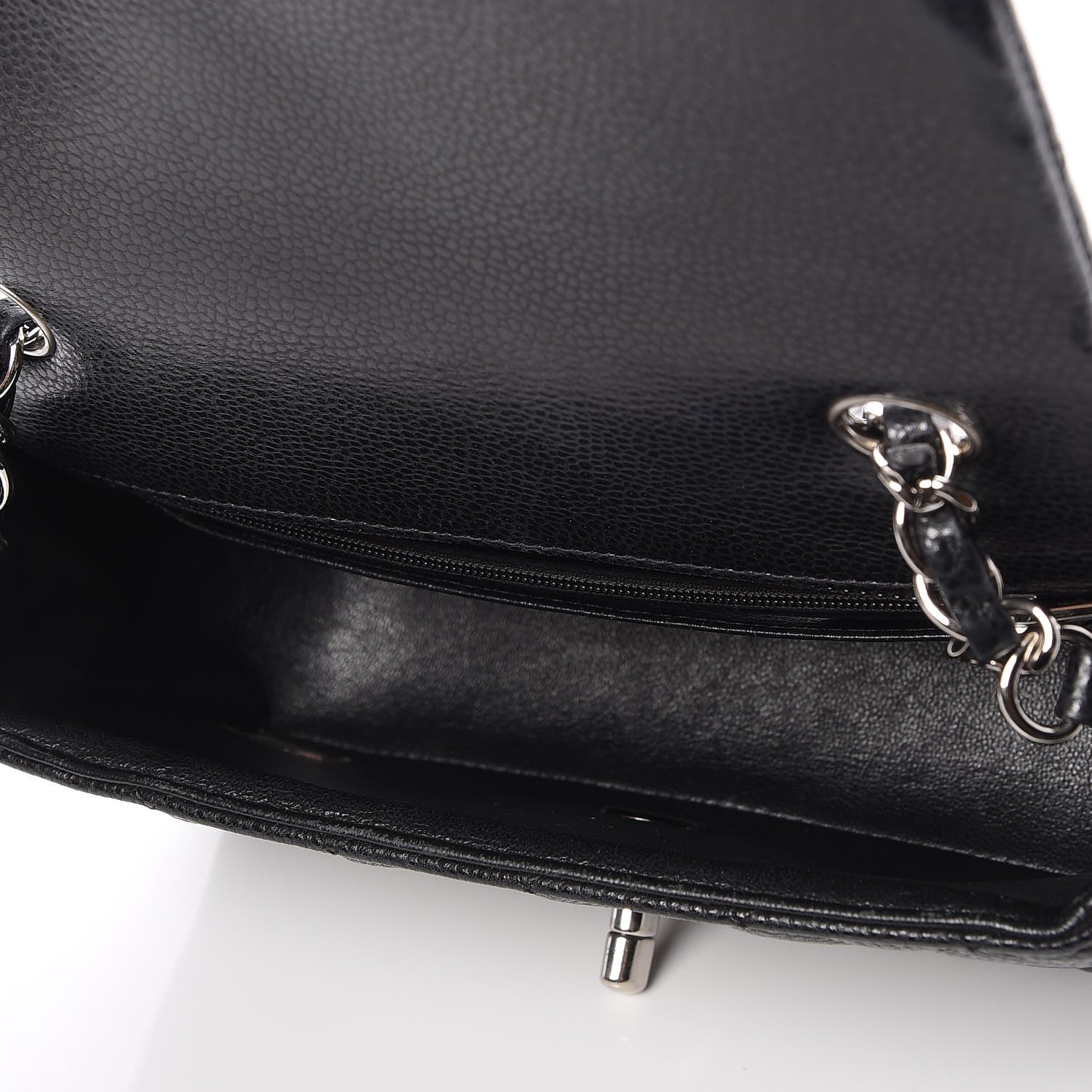 Chanel Caviar Quilted Mini Rectangular Flap Black 5 of 8