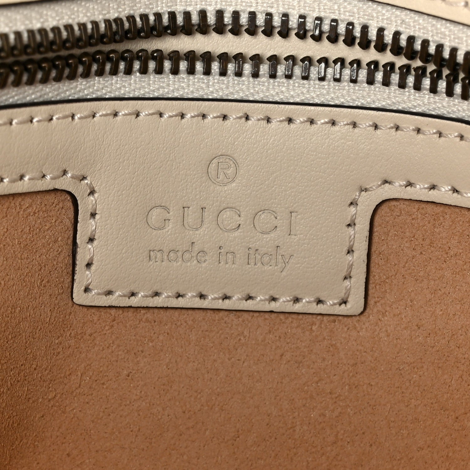 Gucci Calfskin Matelasse Small GG Marmont Shoulder Bag White 6 of 11
