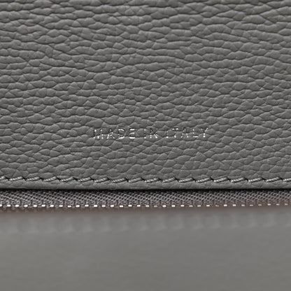 MCM Grained Calfskin Medium Patricia Park Avenue Satchel Grey 5 of 9