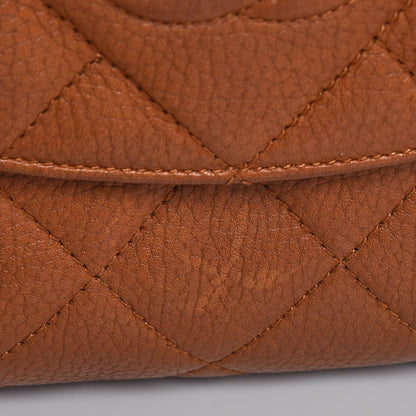 Chanel Caviar Quilted Camera Case Brown 9 of 11