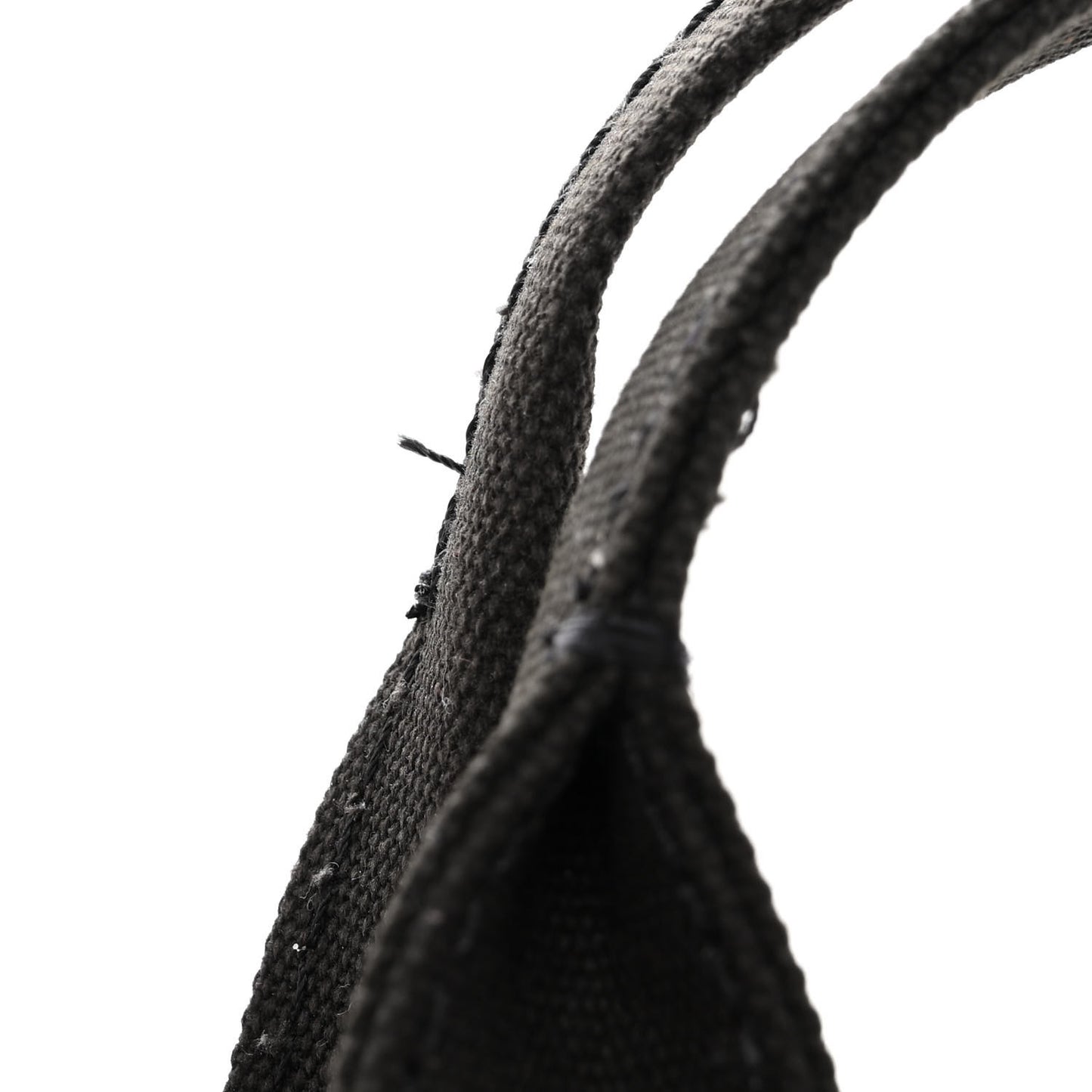 Cotton Canvas Mini The Traveler Tote Bag Black