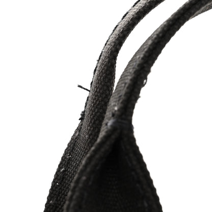 Marc Jacobs Cotton Canvas Mini The Traveler Tote Bag Black 9 of 9