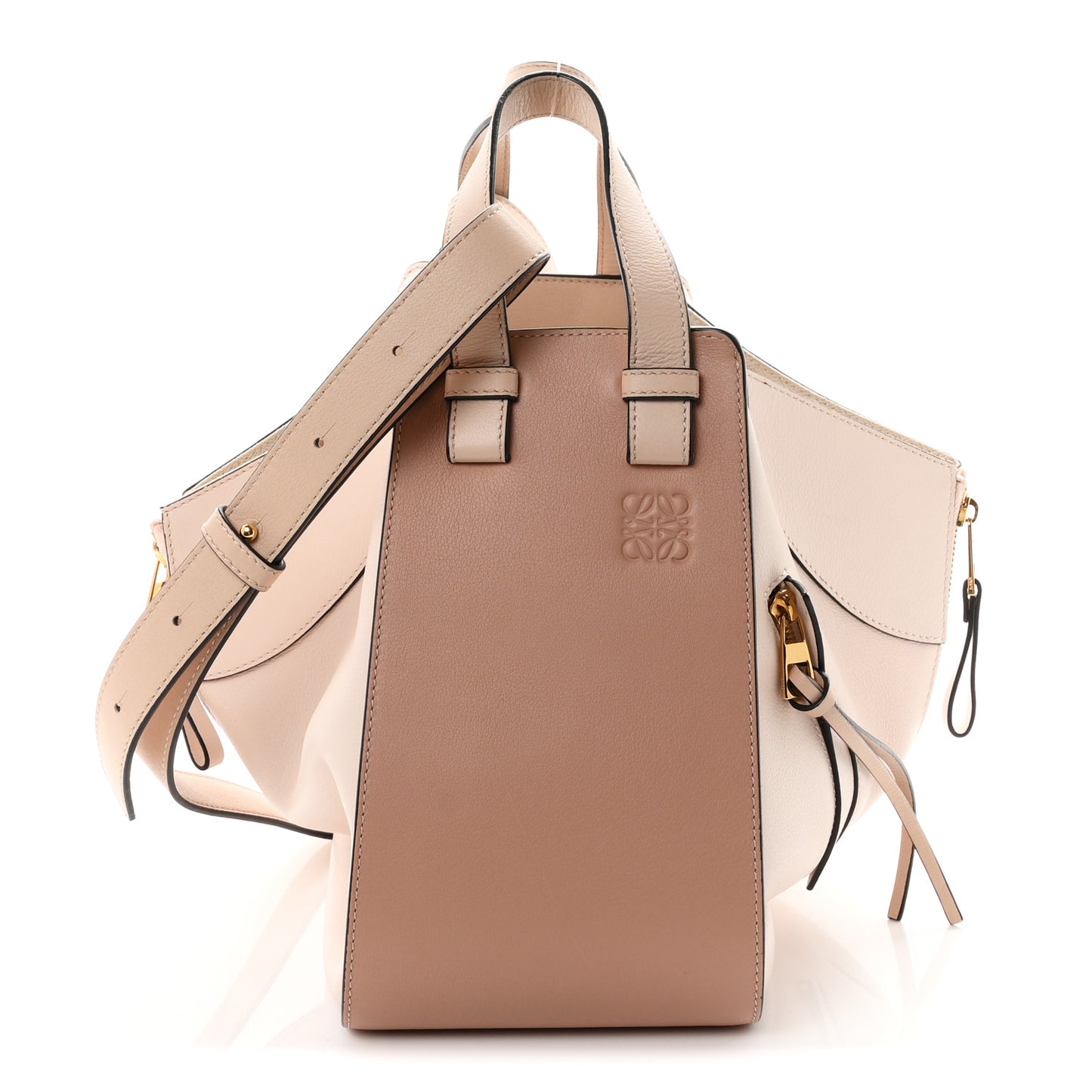 Calfskin Small Hammock Shoulder Bag Pink