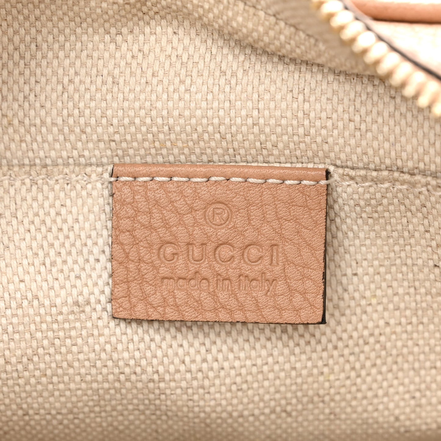 Pebbled Calfskin Small Soho Disco Bag Camelia