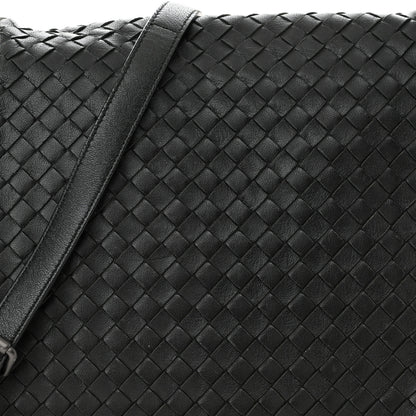 Bottega Veneta Nappa Intrecciato Messenger Bag Black 7 of 10