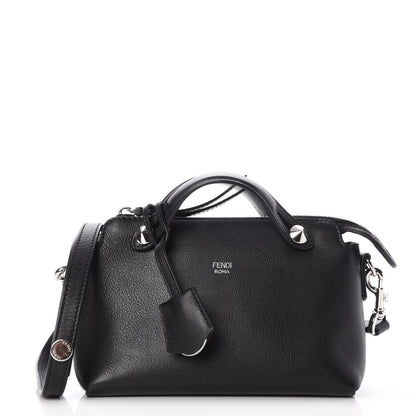 Fendi Vitello Dolce Mini By The Way Boston Bag Black 1 of 7