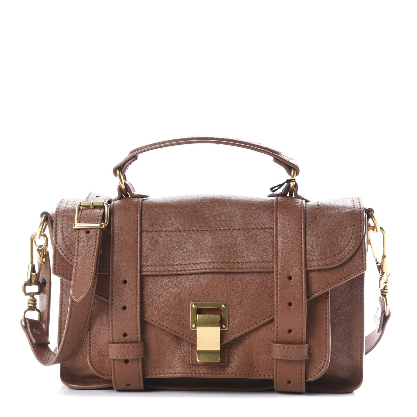 Lambskin Tiny PS1 Satchel Saddle