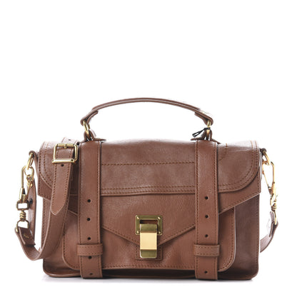 Proenza Schouler Lambskin Tiny PS1 Satchel Saddle 1 of 10