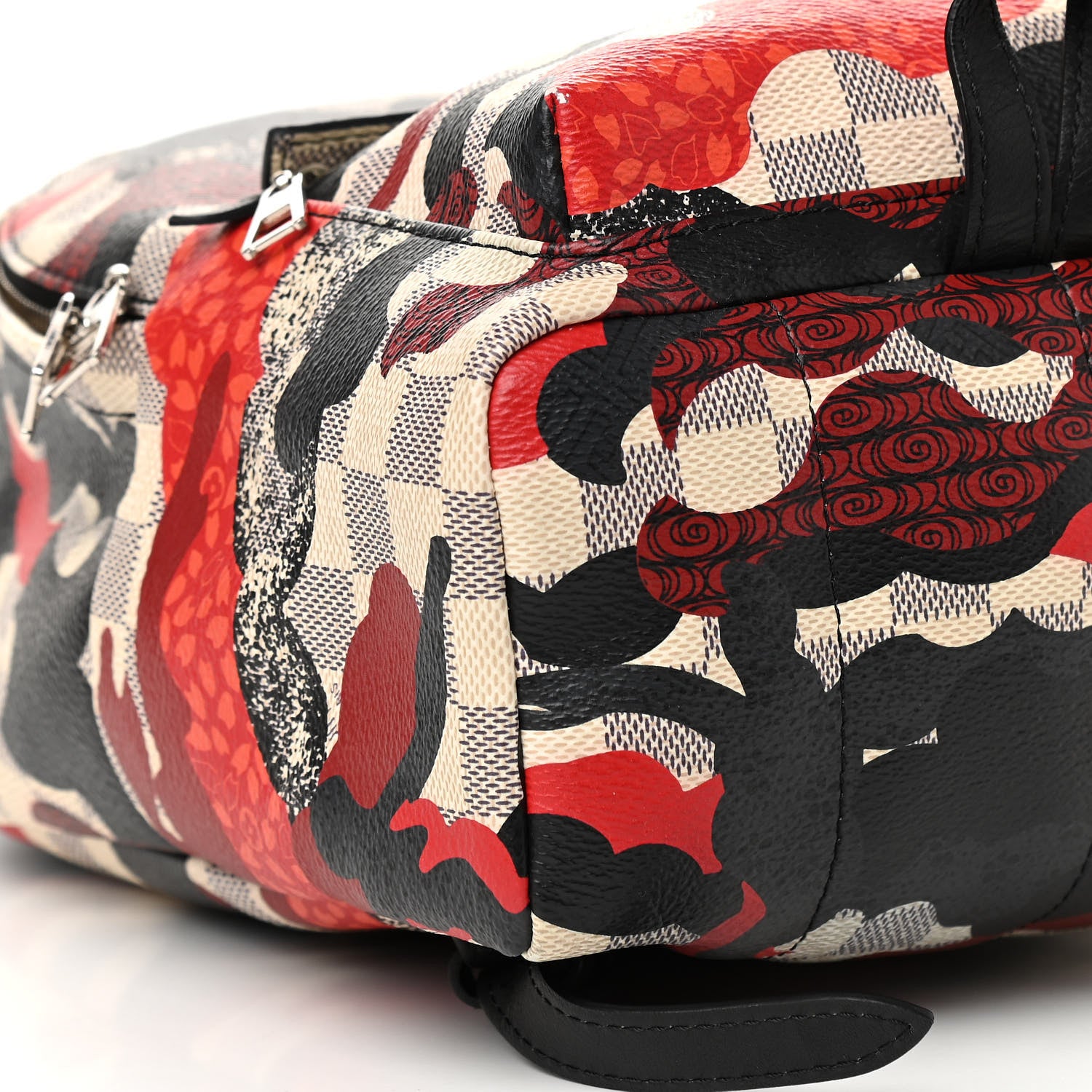 Louis Vuitton Damier Azur Patchwork Waves Palm Springs PM 9 of 10