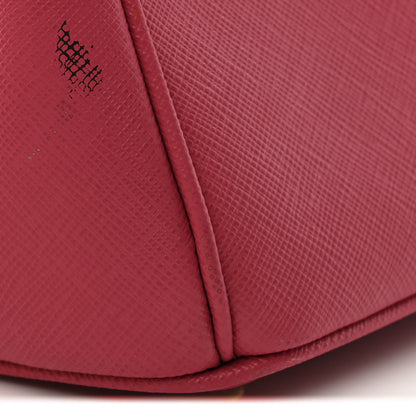 Prada Saffiano Lux Medium Tote Peonia 12 of 13