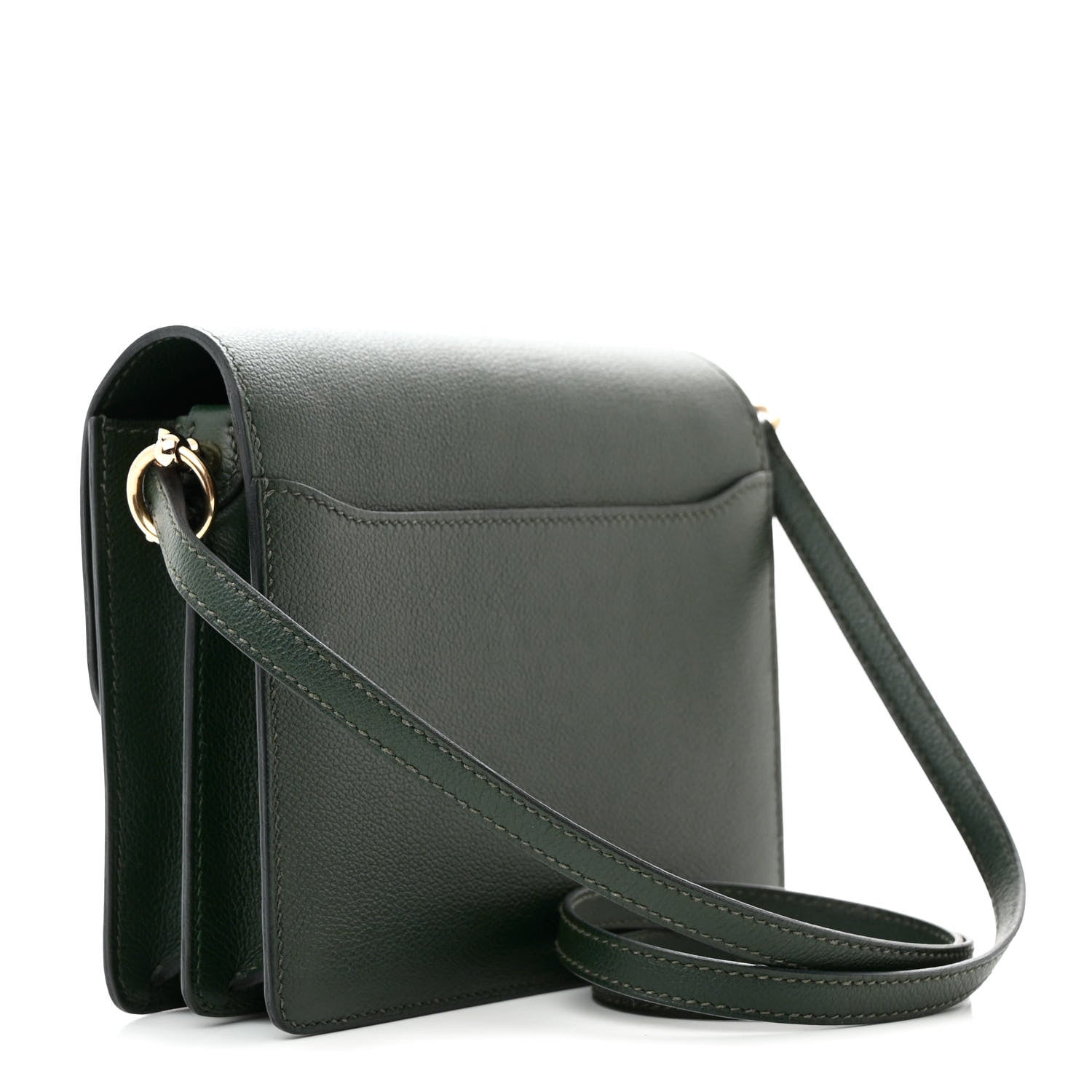 Hermes Evercolor Mini Sac Roulis Vert Titien 3 of 12