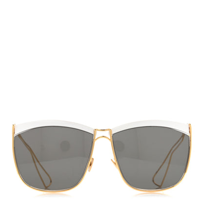 Christian Dior Metal So Electric Sunglasses Gold White 2 of 8