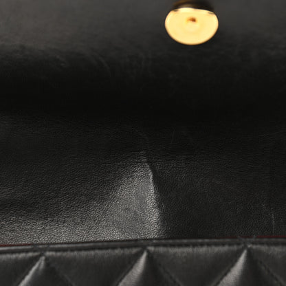 Chanel Lambskin Quilted CC Single Flap Shoulder Bag Black 11 of 11