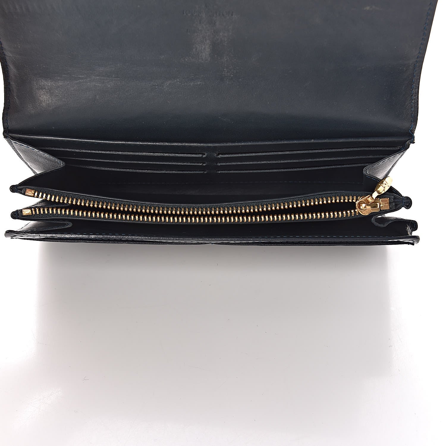 Louis Vuitton Vernis Sarah Wallet Blue Nuit 5 of 11