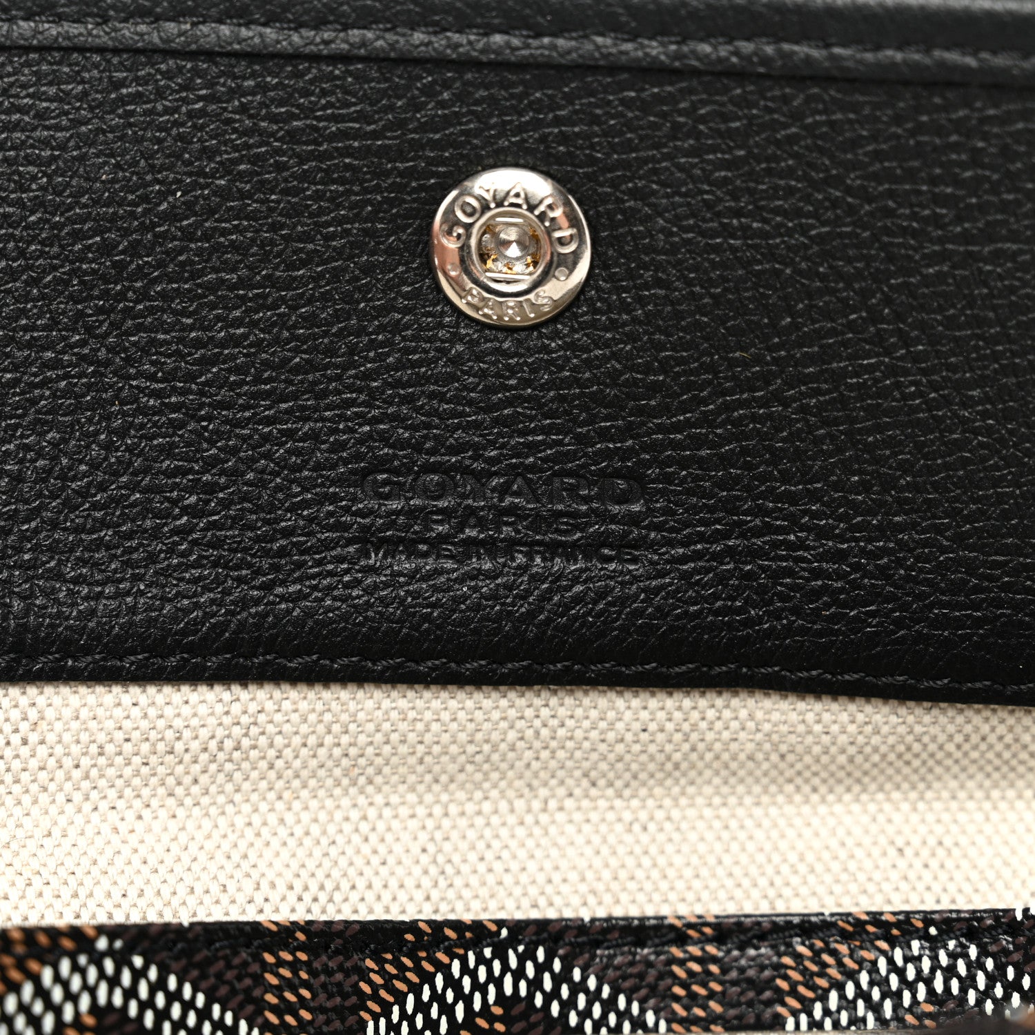 Goyard Goyardine Pouch Black 6 of 6