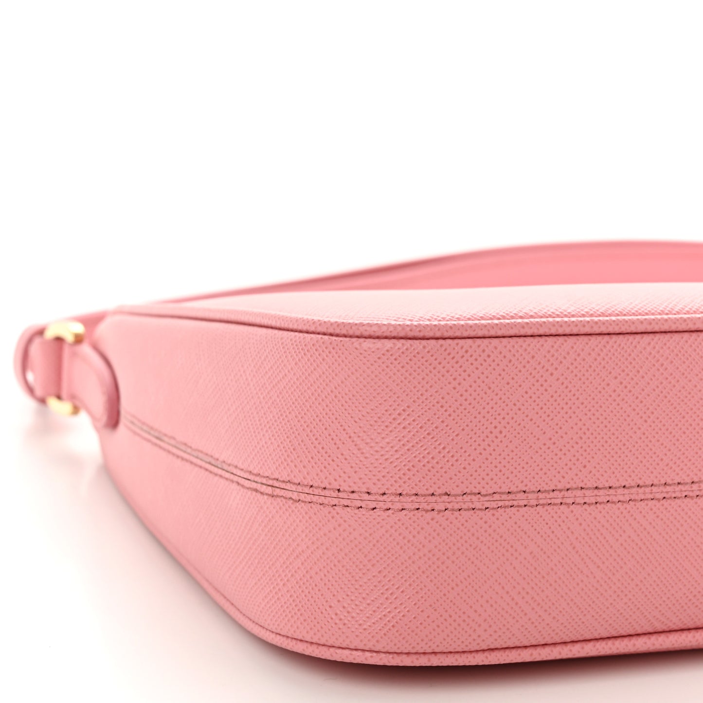 Saffiano Lux Mini Re-Edition Shoulder Bag Petalo