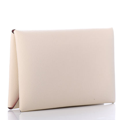 Hermes Swift Horseshoe Calvi Card Case Beton Rose Azalee 3 of 8
