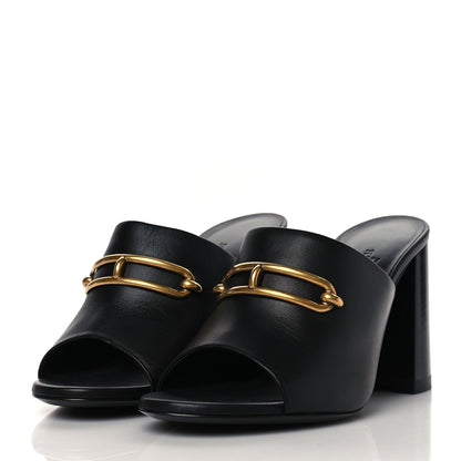 Hermes Calfskin Camilla Mules 35.5 Black 3 of 10