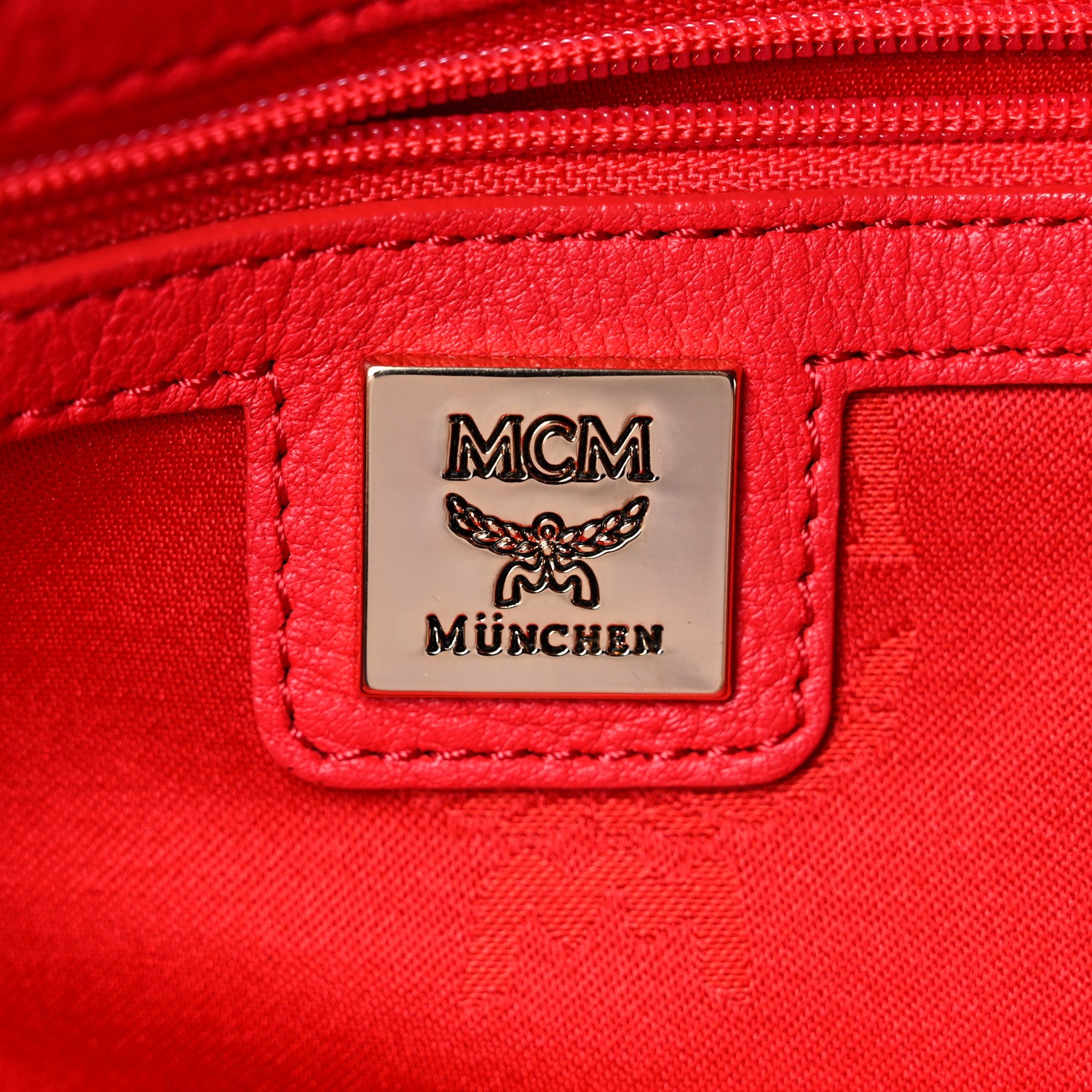 MCM Visetos Medium Sprinkle Stud Stark Backpack Corail 5 of 13