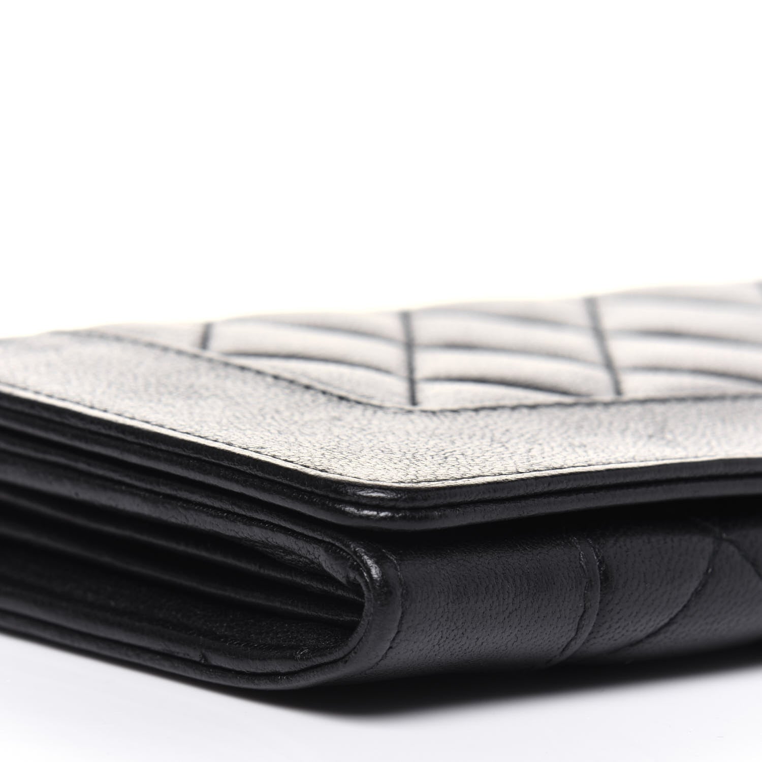 Chanel Sheepskin Quilted Mademoiselle Vintage Flap Wallet Black 12 of 14