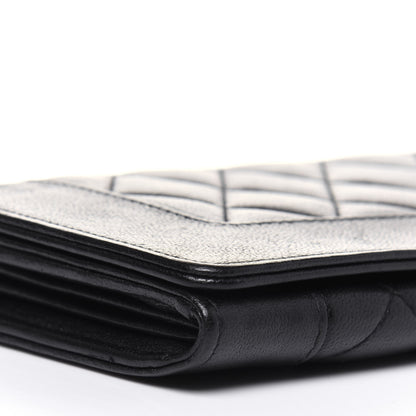 Chanel Sheepskin Quilted Mademoiselle Vintage Flap Wallet Black 12 of 14