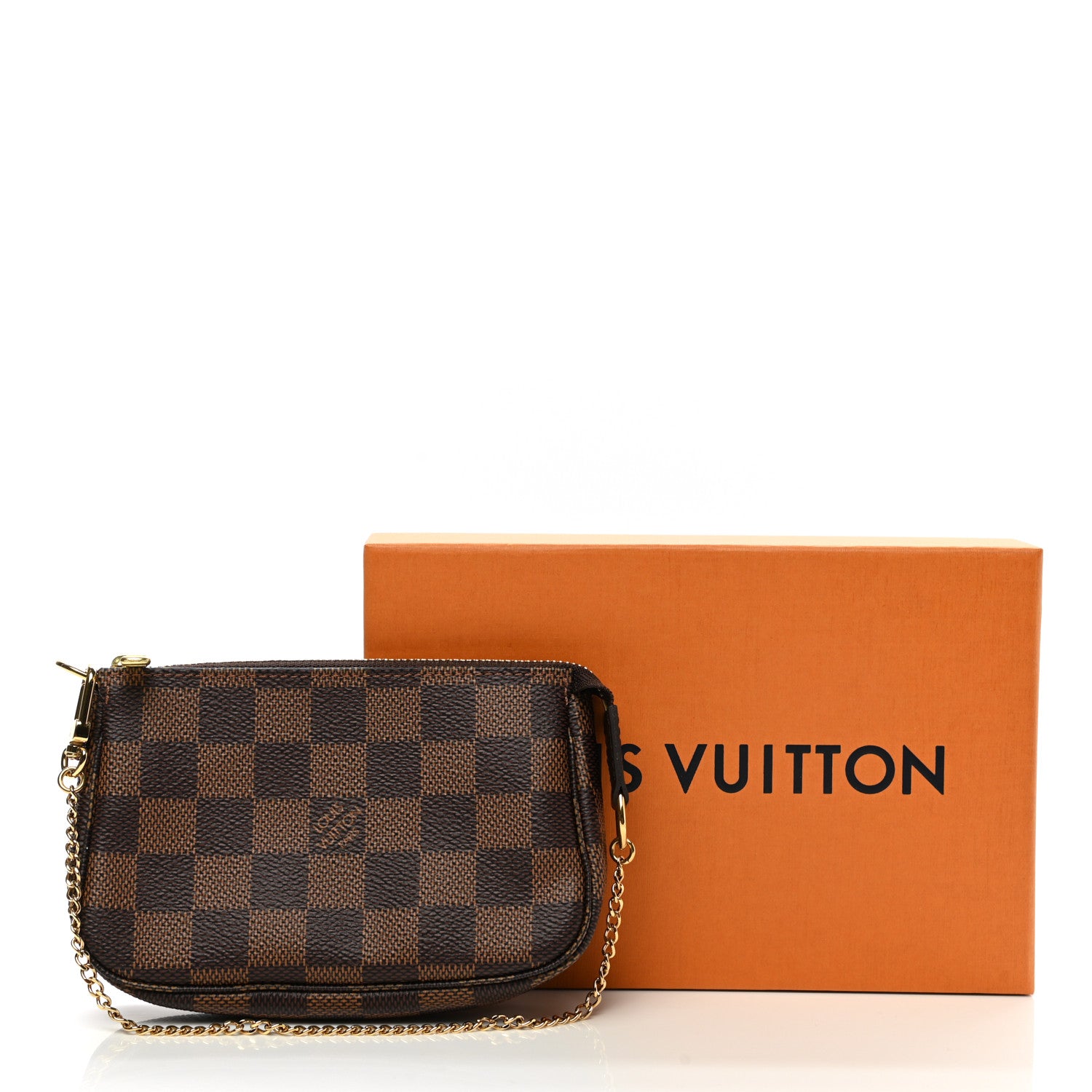 Louis Vuitton Damier Ebene Mini Pochette Accessories 8 of 8