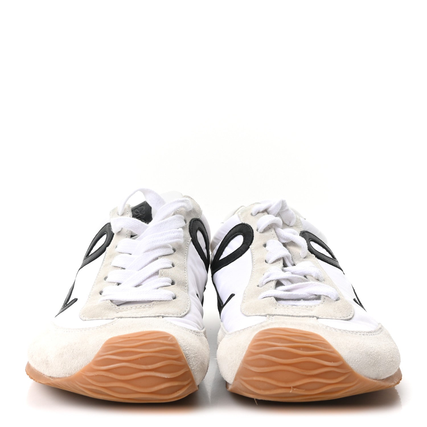 Loewe Nylon Suede Ballet Runners 2.0 Sneakers 40 White Black 3 of 9