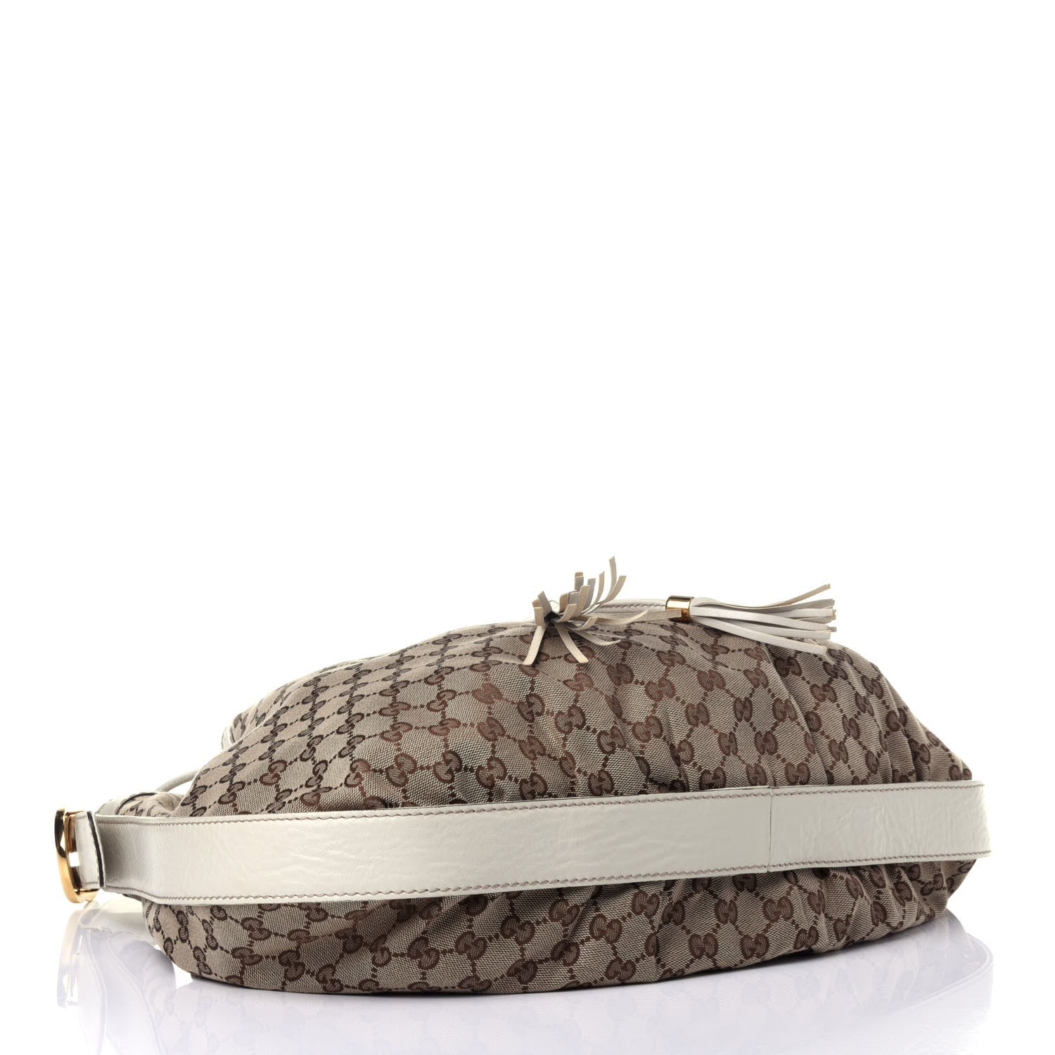 Gucci Monogram Medium Interlocking Icon Shoulder Bag White 3 of 11