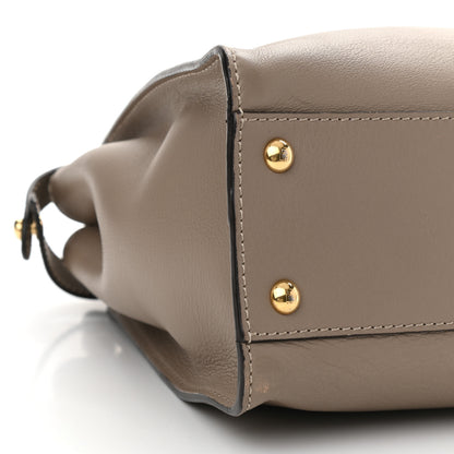 Fendi Vitello Seta Plexiglass Tortoise Medium Peekaboo Iconic Satchel Tortora 10 of 12
