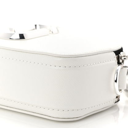 Marc Jacobs Saffiano Small Snapshot Camera Bag White 11 of 11