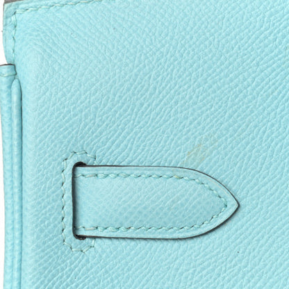 Hermes Epsom Birkin 30 Bleu Atoll 15 of 17