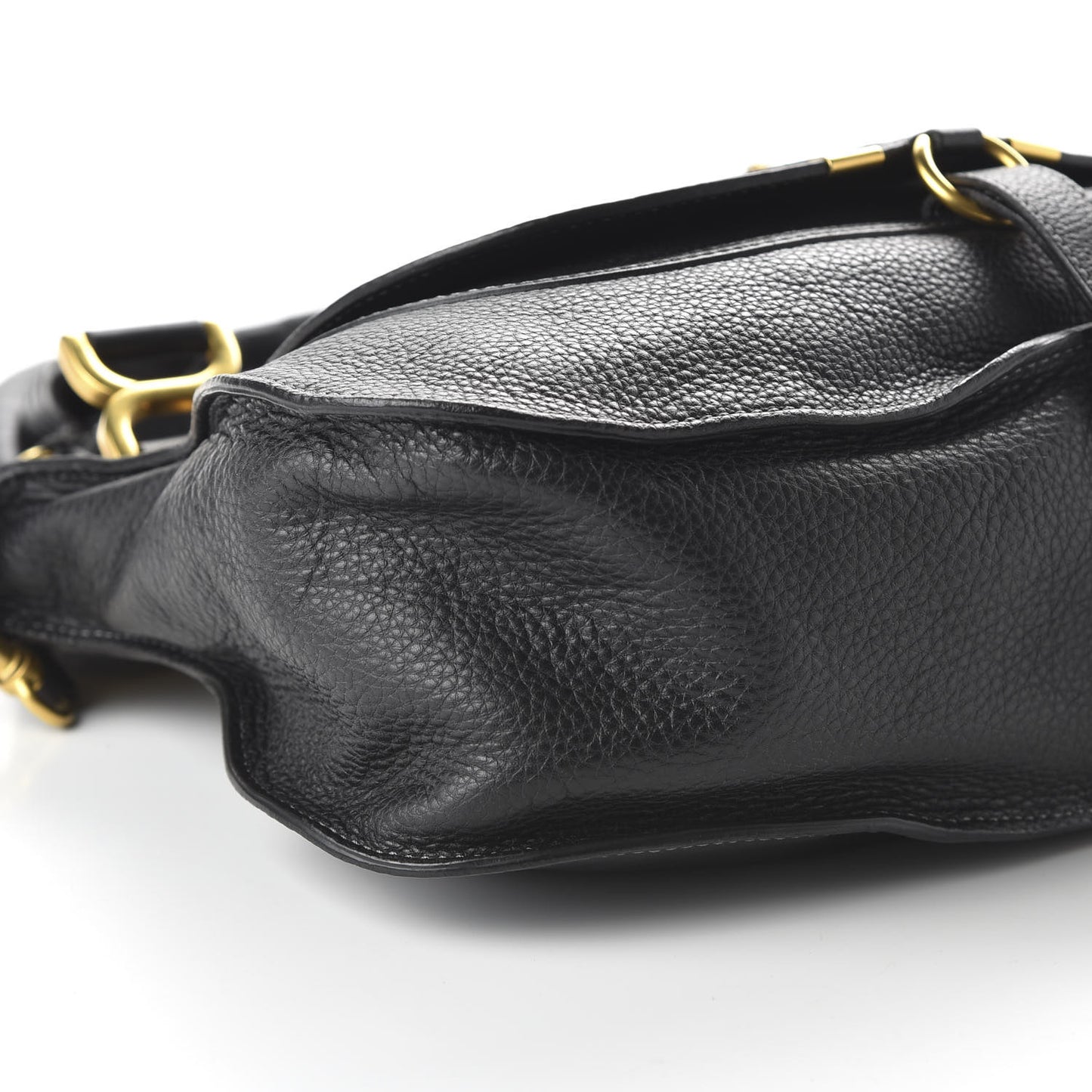 Calfskin Medium Marcie Satchel Black