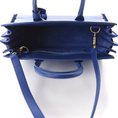 Saint Laurent Calfskin Nano Sac De Jour Royal Blue 5 of 11