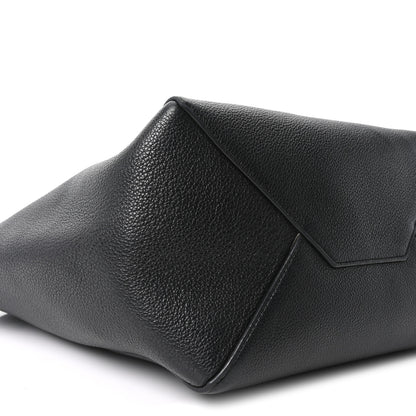 Celine Soft Grained Calfskin Small Belt Cabas Phantom Black 9 of 10