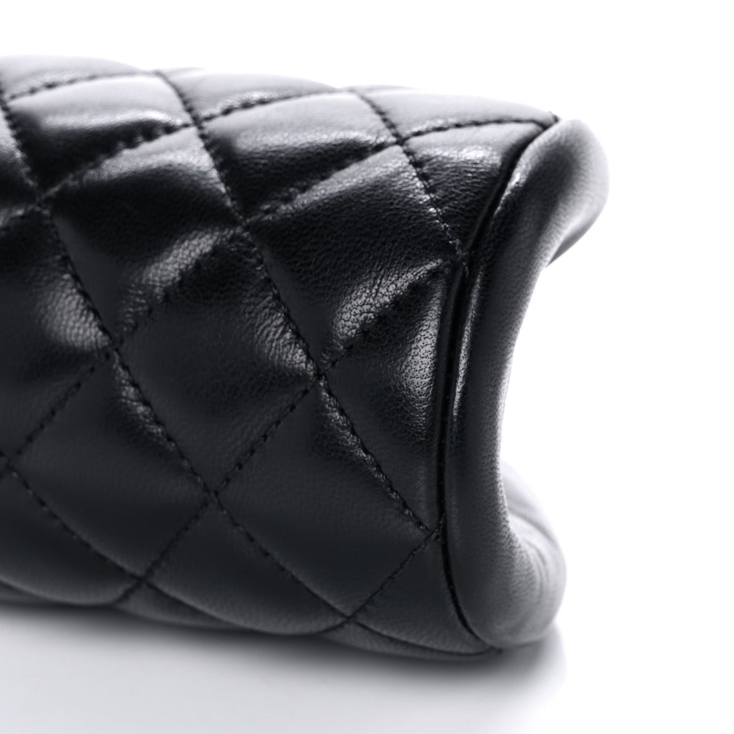 Lambskin Quilted Timeless Clutch Black