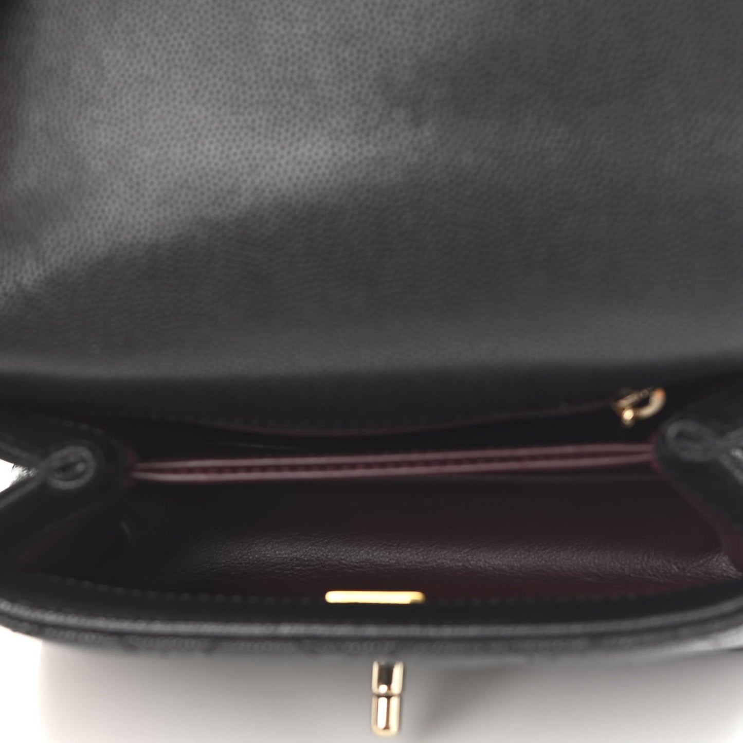 Caviar Quilted Extra Mini Coco Handle Flap Black