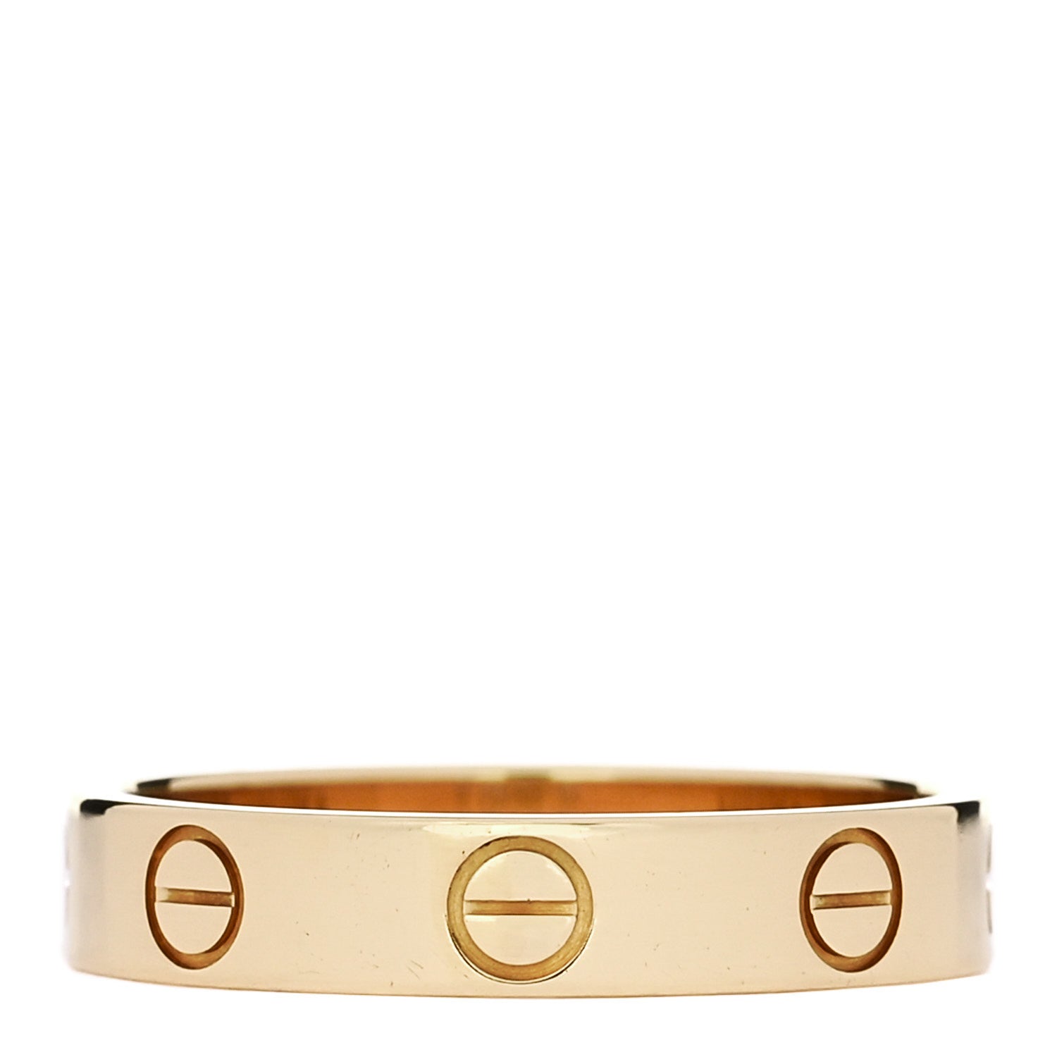 Cartier 18K Yellow Gold 3.5mm LOVE Wedding Band Ring 52 6 3 of 5