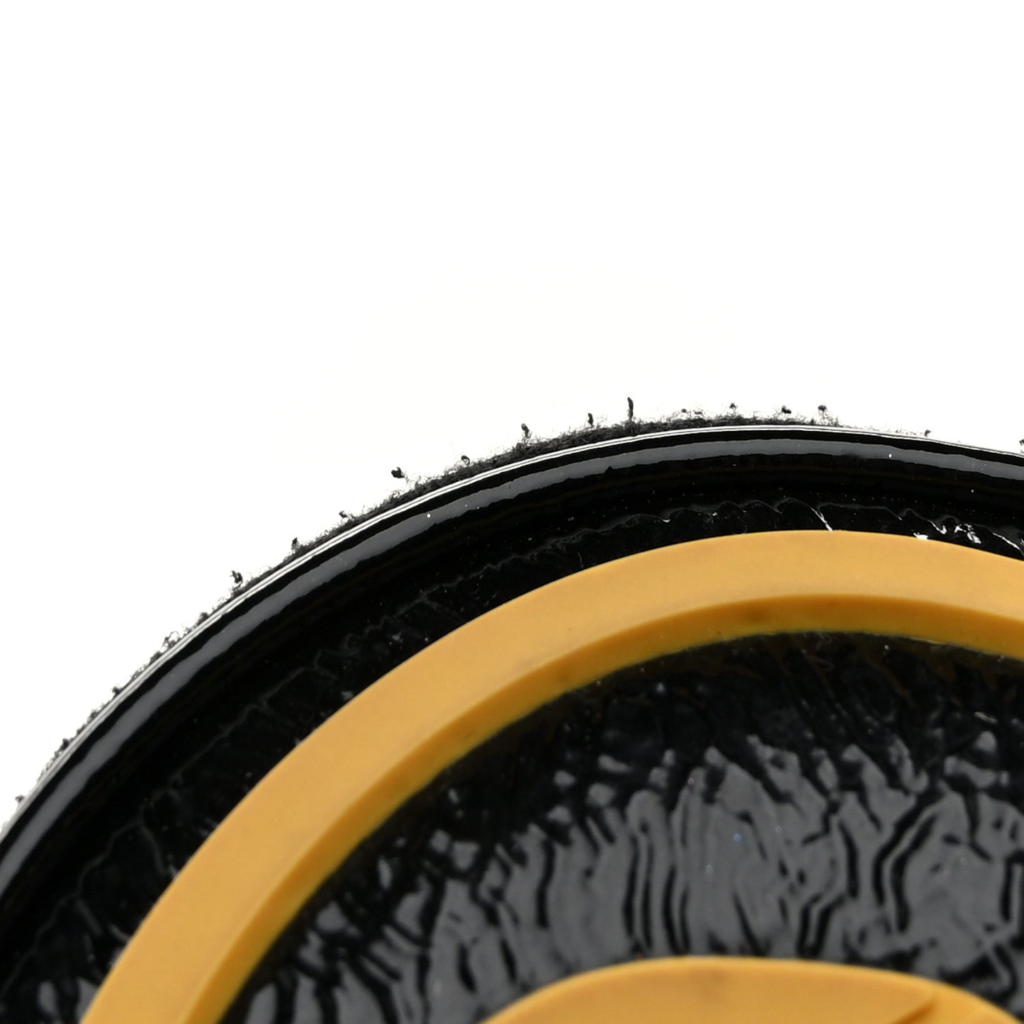 Patent Rubber Game Patch Logo Belt Bag 95 38 Black