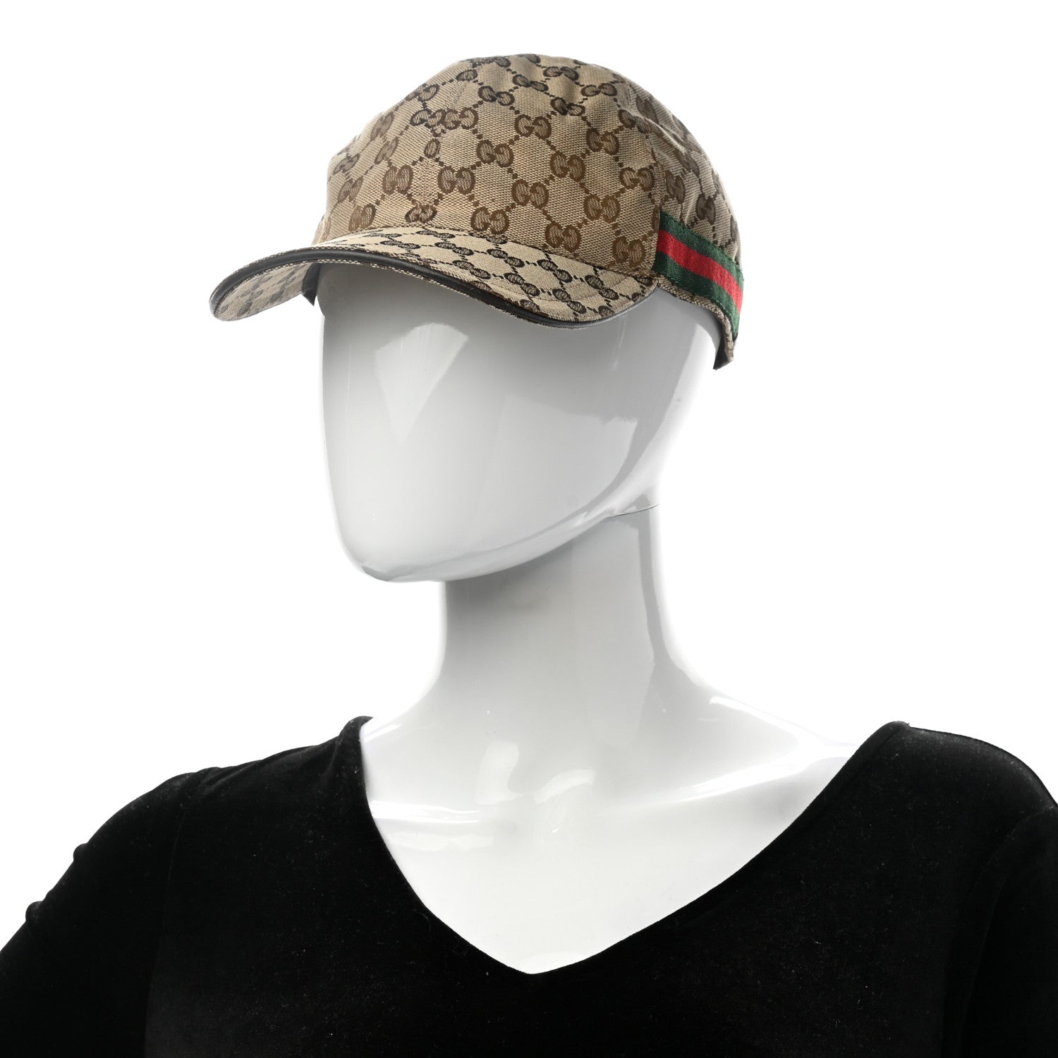 Gucci Monogram Web Baseball Hat M Beige Cocoa 2 of 11