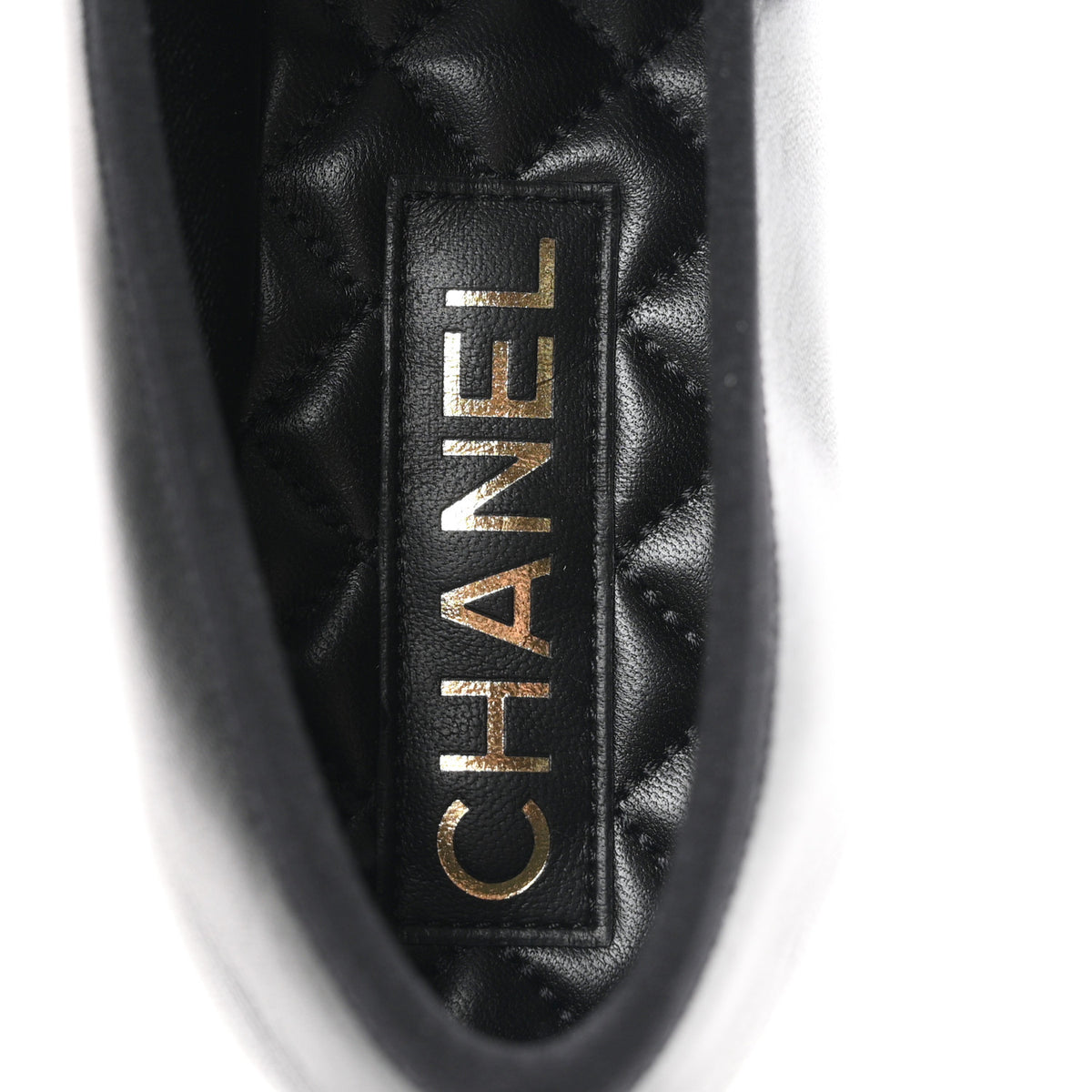 Chanel Lambskin Mary Jane Flats 35.5 Black 8 of 10