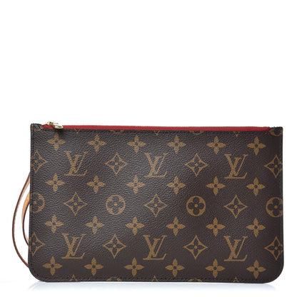 Louis Vuitton Monogram Neverfull MM GM Pochette Cherry 1 of 8