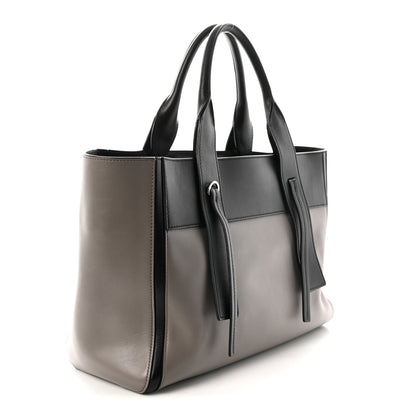 Prada Grace Lux Light Ouverture Large Tote Argilla Black 4 of 10
