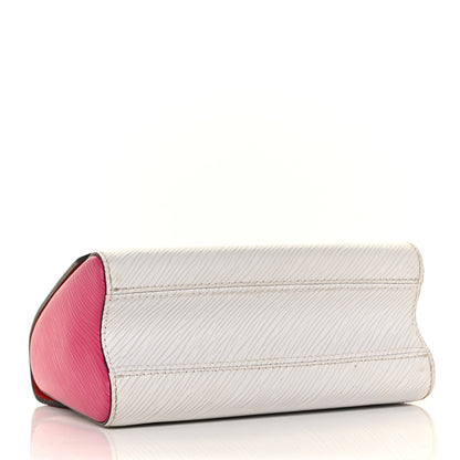 Louis Vuitton Epi Twist Shoulder Bag MM Coquelicot Hot Pink White 3 of 7