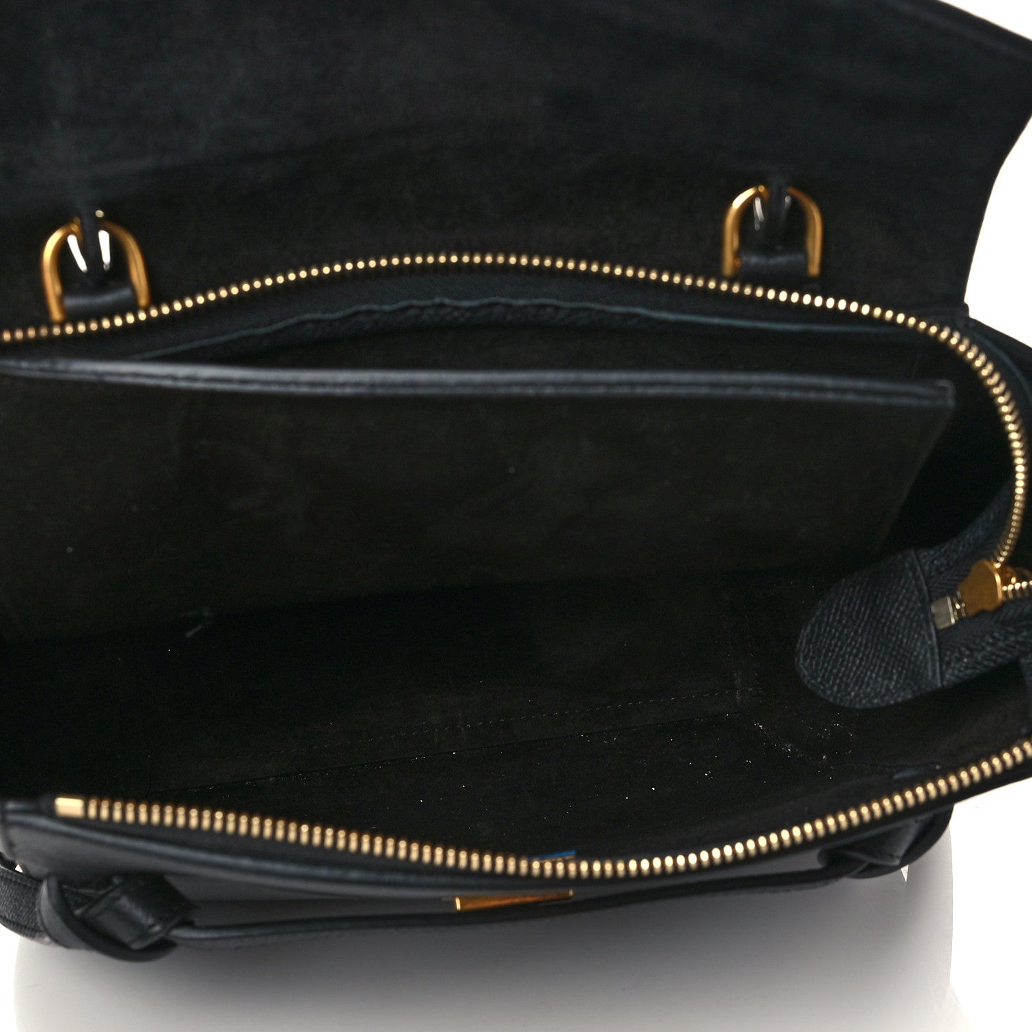 Celine Grained Calfskin Micro Belt Bag Black 5 of 7