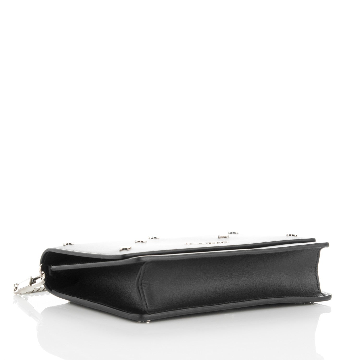 Givenchy Calfskin Cross Embellished Pandora Chain Wallet Black 4 of 6