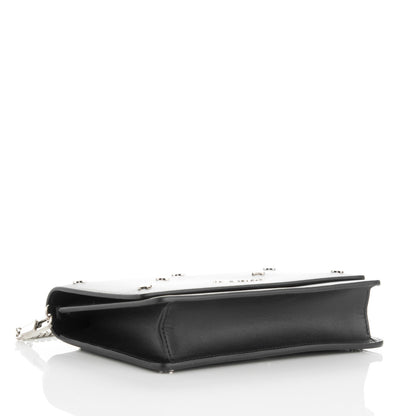 Givenchy Calfskin Cross Embellished Pandora Chain Wallet Black 4 of 6