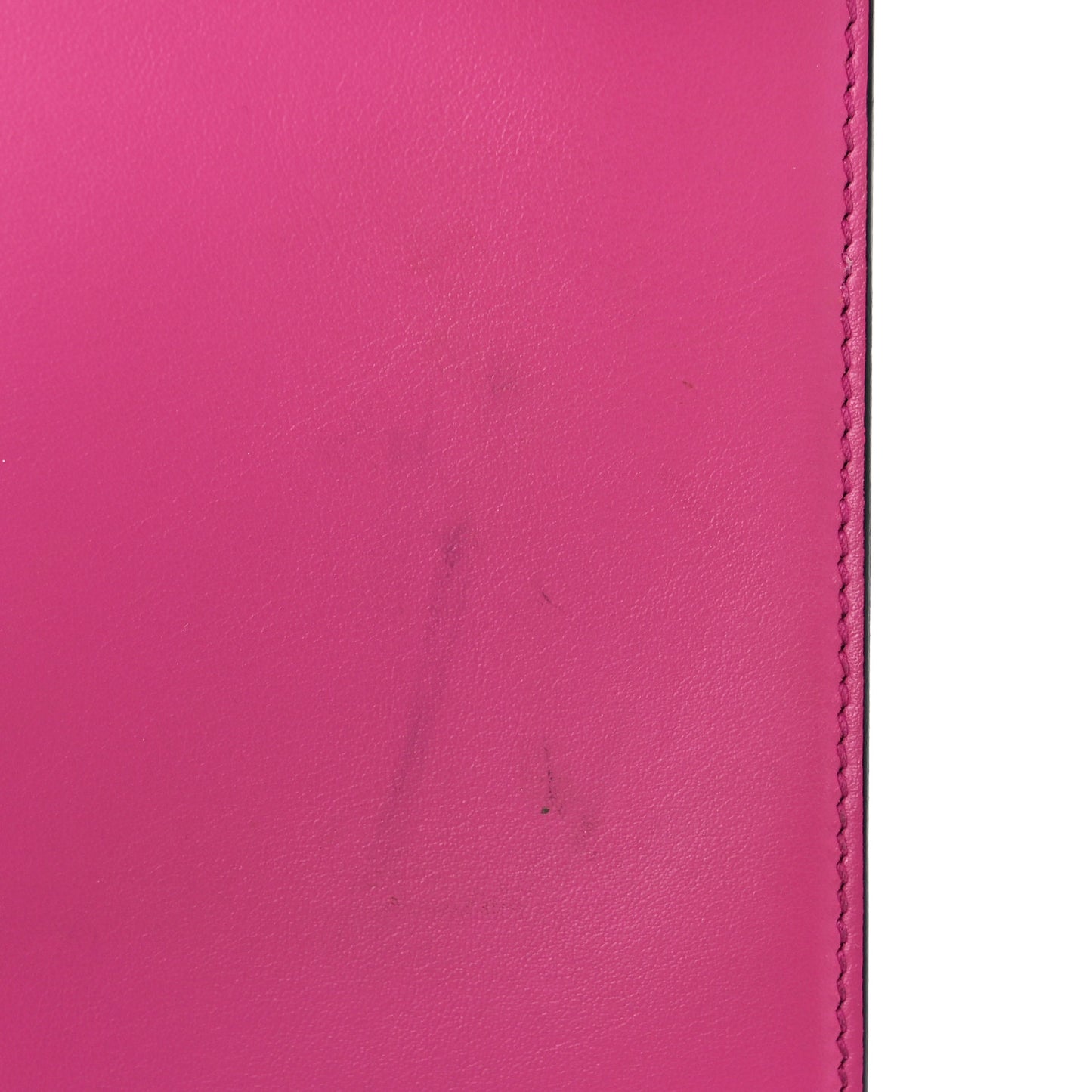 Saffiano City Calfskin Studded Small Elektra Shoulder Bag Fuxia