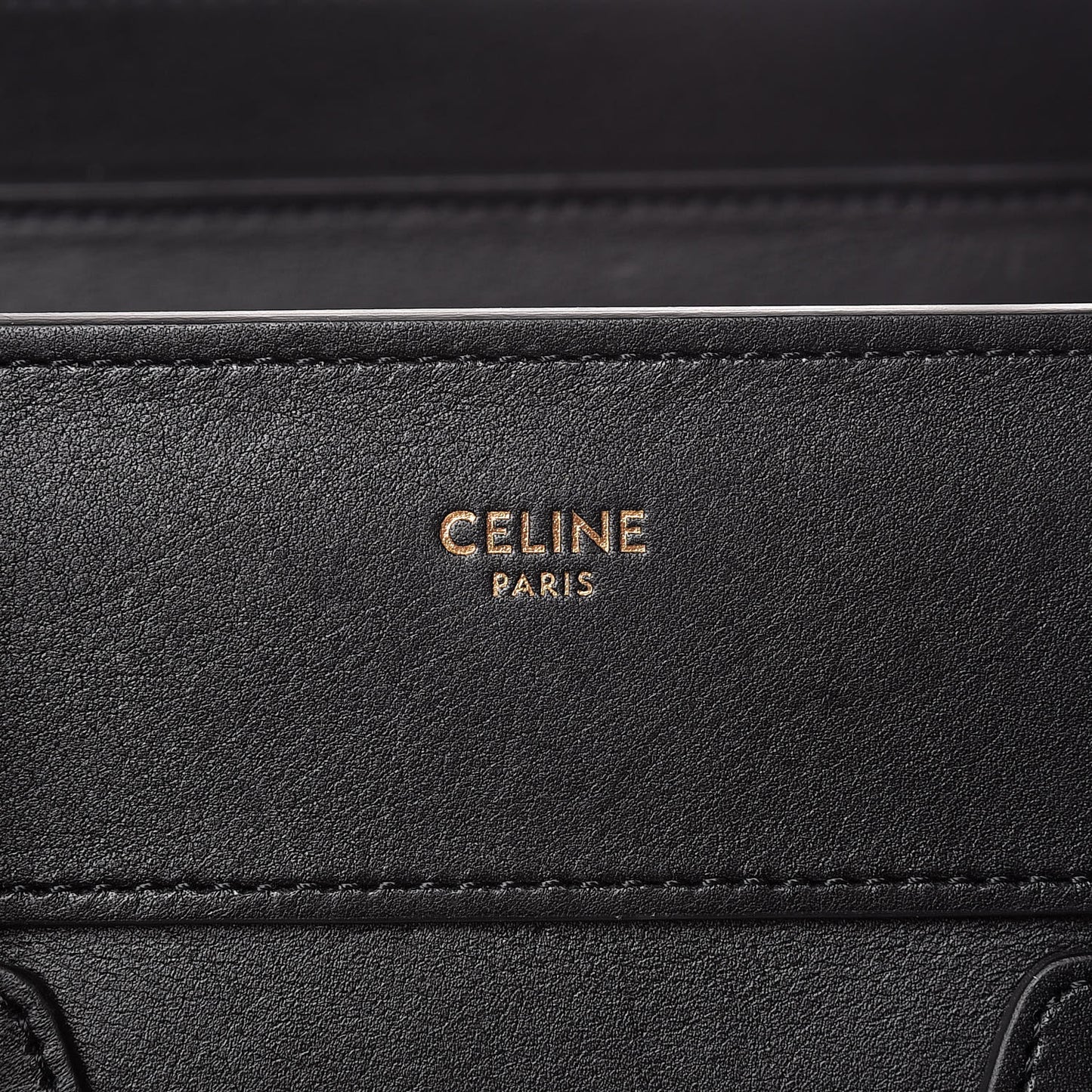 Smooth Calfskin Micro Luggage Black