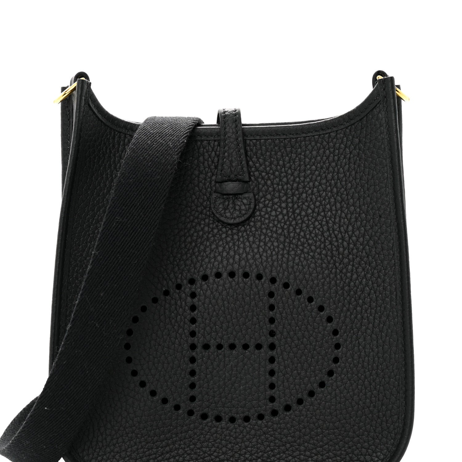 Hermes Taurillon Clemence Evelyne TPM Black 8 of 11