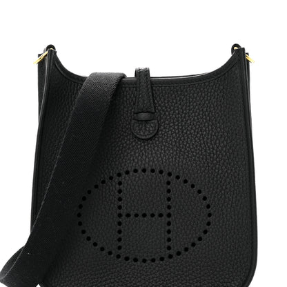 Hermes Taurillon Clemence Evelyne TPM Black 8 of 11